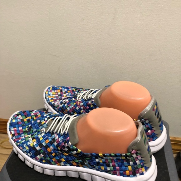 Zee alexis danielle Women’s multi Colorful Woven Sneakers Size 11.5 - Picture 7 of 15